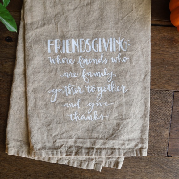 🍁 Friendsgiving Cotton Dish Towel - Picture 2 of 3